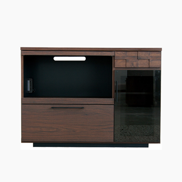 カウンター 収納 キッチン 家具 W1196×D445×H850mm コルク
