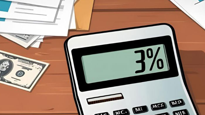 常に3%割引き